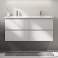Mobile da bagno con lavabo HELSINKI 120 cm, bianco