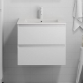Mobile da bagno con lavabo KENWOOD 61 cm, bianco