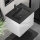 Mobile da bagno con lavabo KENWOOD 61 cm bianco//nero