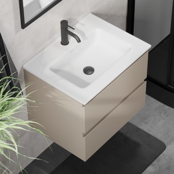 Mobile da bagno con lavabo KENWOOD 61x52x47 cm Marakesh/bianco