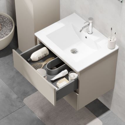 Mobile da bagno con lavabo KENWOOD 61x52x47 cm Marakesh