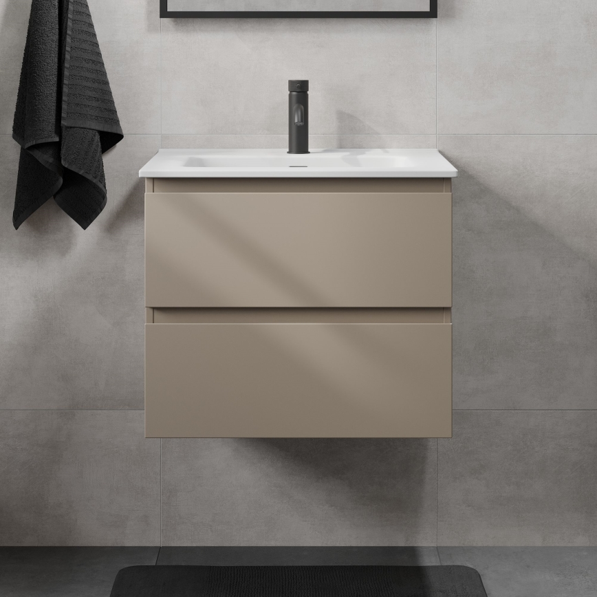 Mobile da bagno con lavabo KENWOOD 61x52x47 cm Marrakesh/bianco