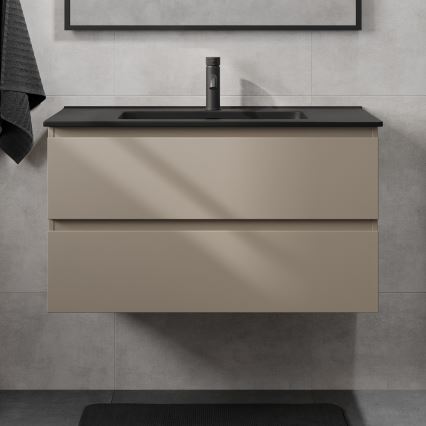 Mobile da bagno con lavabo KENWOOD 91 cm Marrakesh/nero