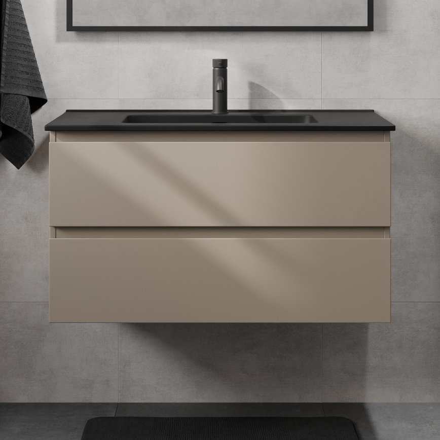 Mobile da bagno con lavabo KENWOOD 91 cm Marrakesh/nero
