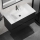 Mobile da bagno con lavabo KENWOOD 91 cm nero/bianco