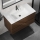 Mobile da bagno con lavabo KENWOOD 91 cm noce/bianco