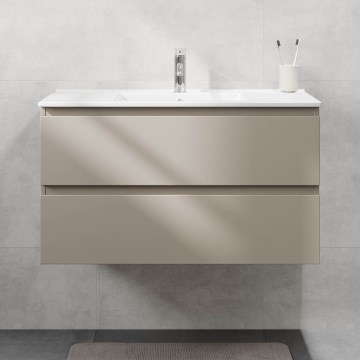 Mobile da bagno con lavabo KENWOOD 91x50x45 cm Marakesh