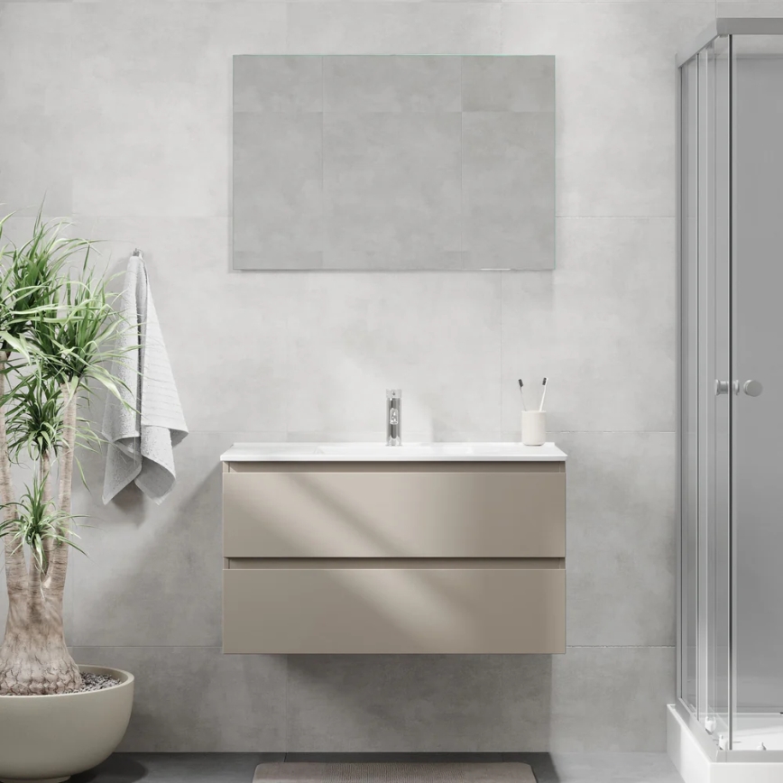 Mobile da bagno con lavabo KENWOOD 91x50x45 cm Marakesh