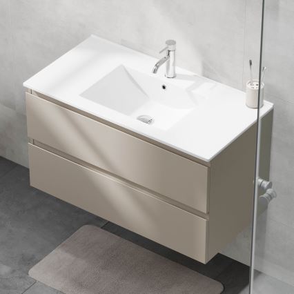 Mobile da bagno con lavabo KENWOOD 91x50x45 cm Marakesh