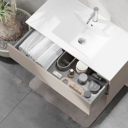 Mobile da bagno con lavabo KENWOOD 91x50x45 cm Marakesh