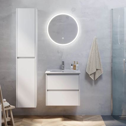 Mobile da bagno con lavabo LYKE 60 cm, bianco