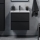 Mobile da bagno con lavabo MOLDE 60x55x46 cm, nero