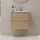 Mobile da bagno con lavabo MOLDE 60x55x46 cm rovere