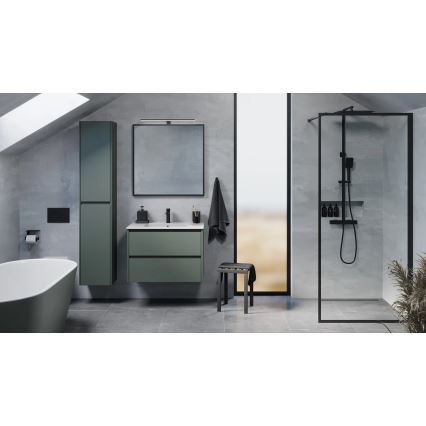 Mobile da bagno con lavabo MOLDE 80x55x46 cm, verde
