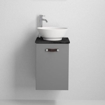Mobile da bagno con lavabo SOREN grigio