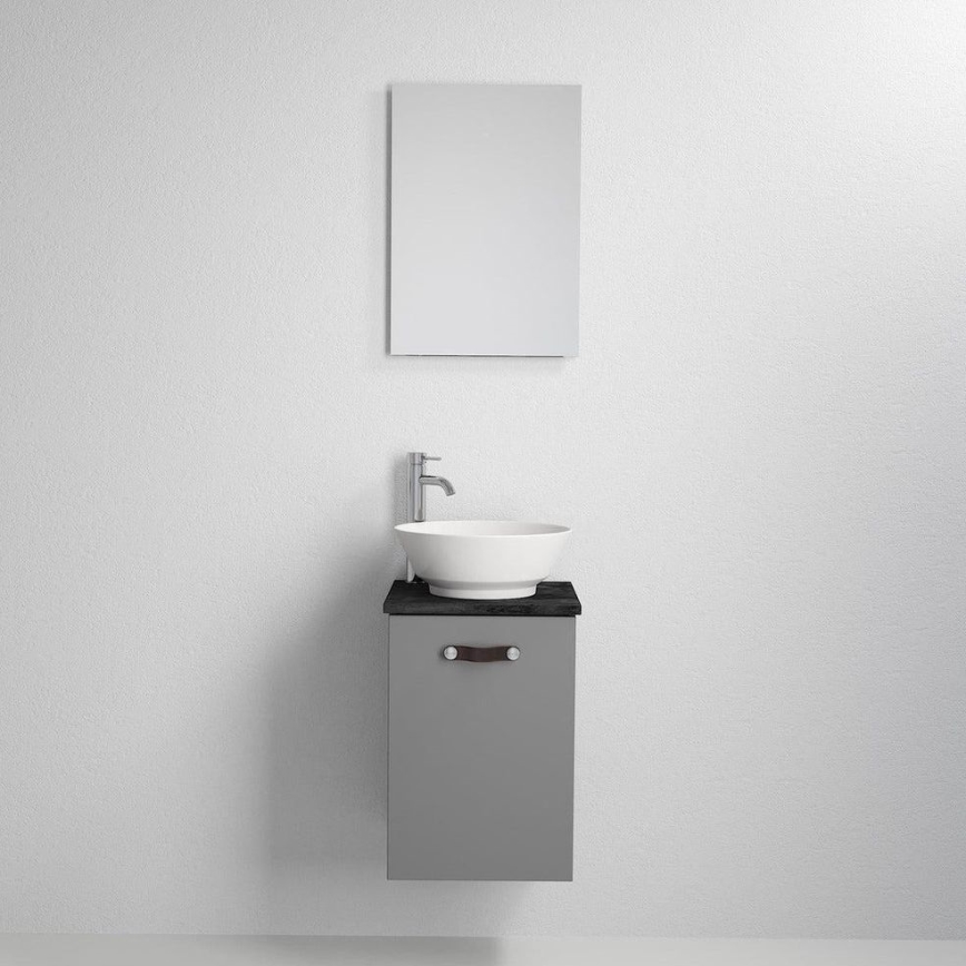 Mobile da bagno con lavabo SOREN grigio