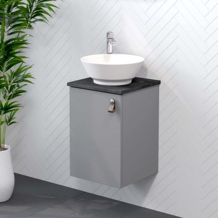 Mobile da bagno con lavabo SOREN grigio
