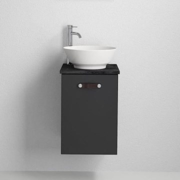 Mobile da bagno con lavabo SOREN nero