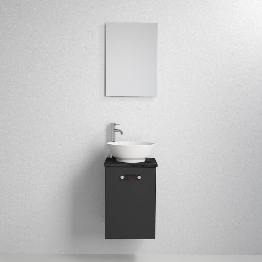 Mobile da bagno con lavabo SOREN nero