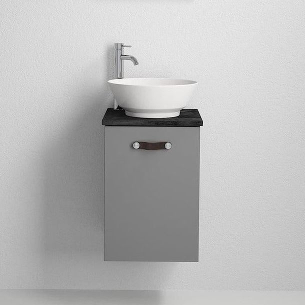 Mobile da bagno con lavabo TAARNHOLM grigio