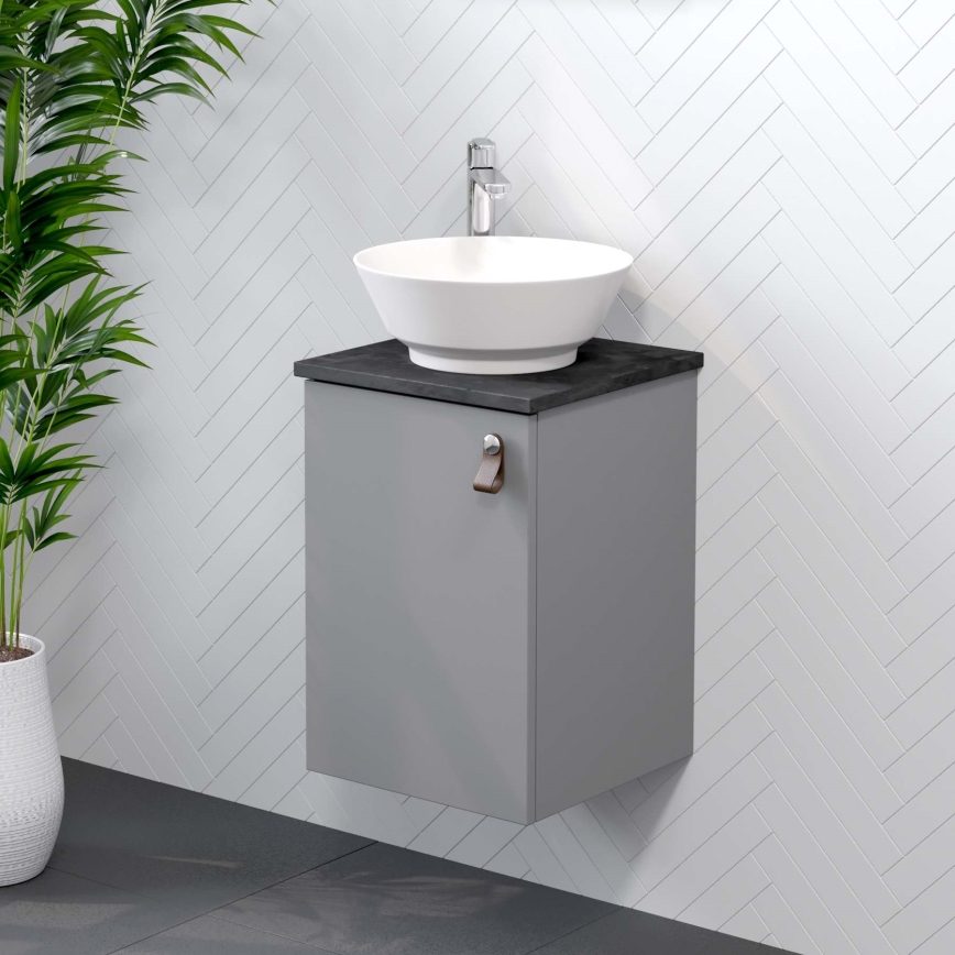 Mobile da bagno con lavabo TAARNHOLM grigio