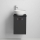 Mobile da bagno con lavabo TAARNHOLM nero