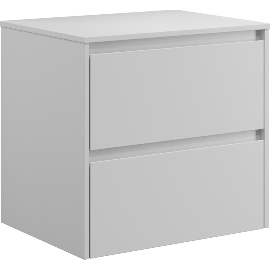 Mobile da bagno con lavabo TRONDHEIM/DRAMMEN 60x57x46 cm bianco