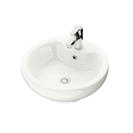 Mobile da bagno con lavabo TRONDHEIM/DRAMMEN 60x57x46 cm bianco