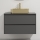 Mobile da bagno con lavabo TRONDHEIM/LJORDAL 90x57x46 cm antracite/ottone