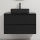 Mobile da bagno con lavabo TRONDHEIM/LJORDAL 90x57x46 cm nero