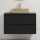 Mobile da bagno con lavabo TRONDHEIM/LJORDAL 90x57x46 cm nero/ottone