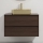 Mobile da bagno con lavabo TRONDHEIM/LJORDAL 90x57x46 cm noce/ottone