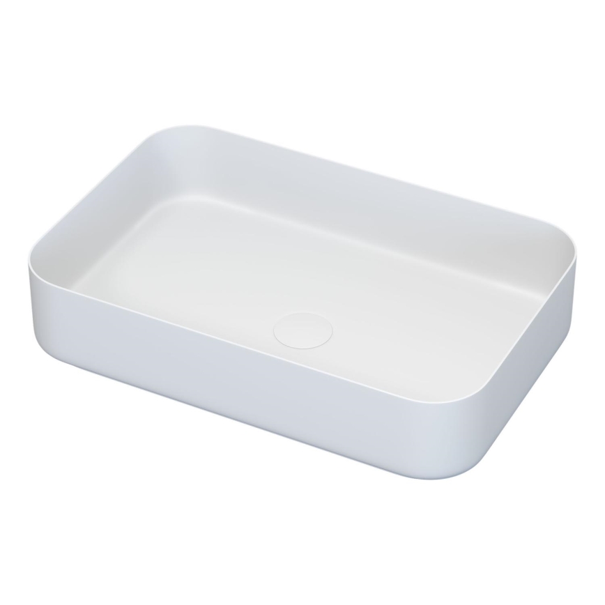 Mobile da bagno con lavabo TRONDHEIM/LJORDAL 90x57x46 cm rovere/bianco