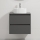 Mobile da bagno con lavabo TRONDHEIM/VIKEDAL 60x57x46 cm antracite/bianco