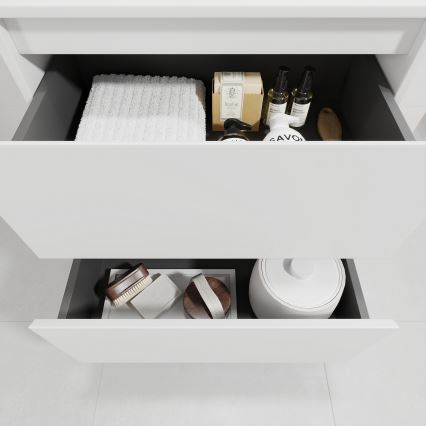 Mobile da bagno con lavabo TRONDHEIM/VIKEDAL 60x57x46 cm, bianco
