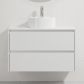 Mobile da bagno con lavabo TRONDHEIM/VIKEDAL 90x57x46 cm, bianco