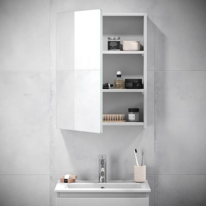 Mobile da bagno con specchio HENRY 65x50 cm bianco