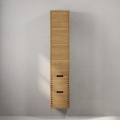 Mobile da bagno GRIBSKOV 175 cm beige/rovere