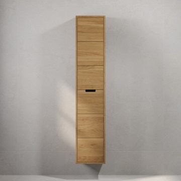 Mobile da bagno GRIBSKOV 175 cm beige/rovere