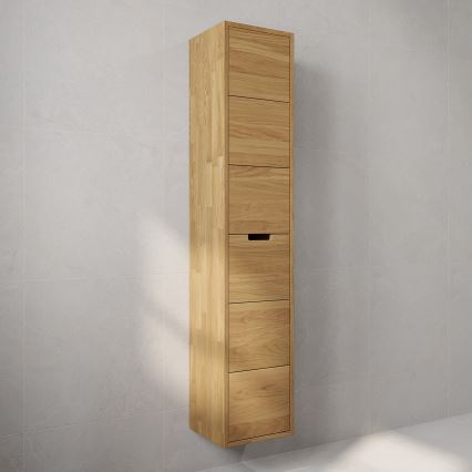 Mobile da bagno GRIBSKOV 175 cm beige/rovere