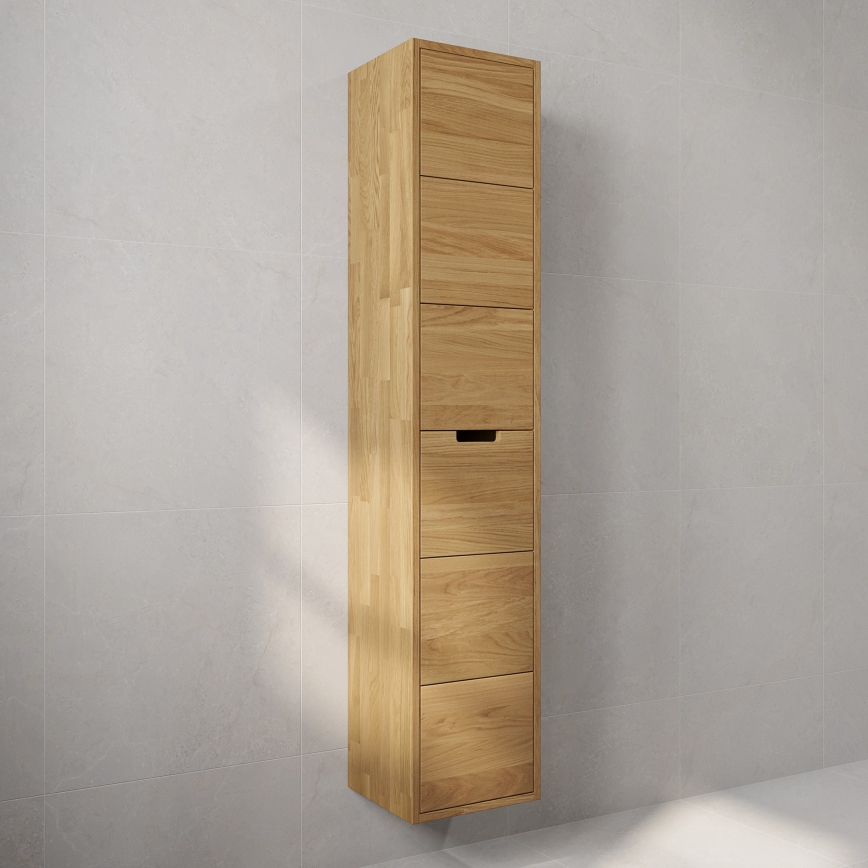 Mobile da bagno GRIBSKOV 175 cm beige/rovere
