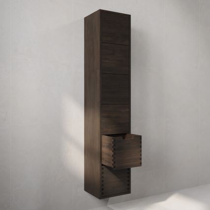 Mobile da bagno GRIBSKOV 175 cm marrone/rovere