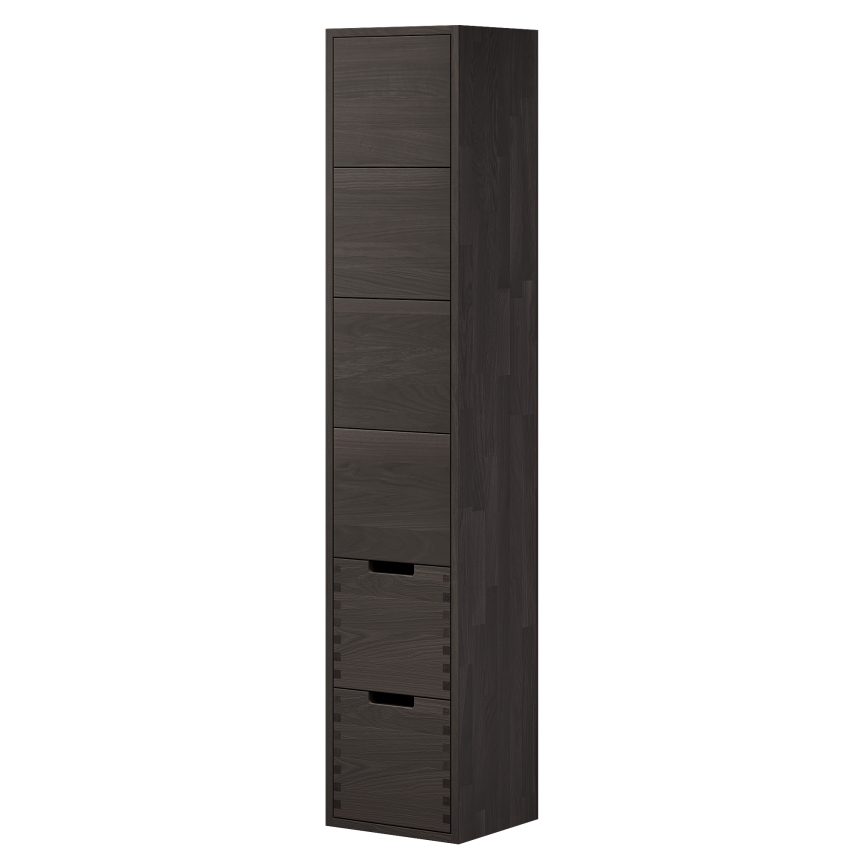 Mobile da bagno GRIBSKOV 175 cm marrone/rovere