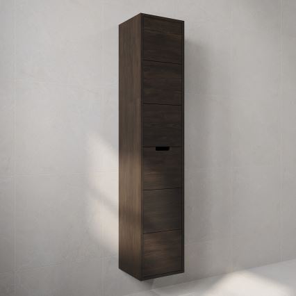 Mobile da bagno GRIBSKOV 175 cm marrone/rovere