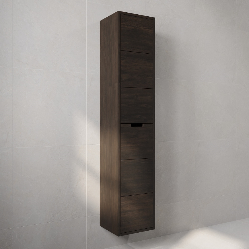 Mobile da bagno GRIBSKOV 175 cm marrone/rovere