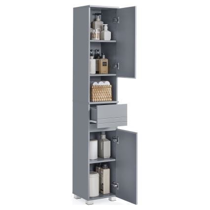 Mobile da bagno KATY 30x170 cm grigio
