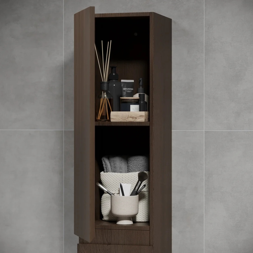 Mobile da bagno KENWOOD 186 cm noce