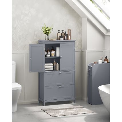 Mobile da bagno MOKU 60x30 cm grigio