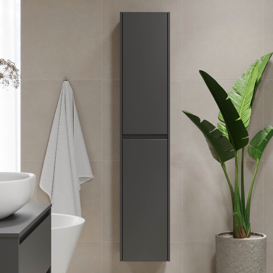 Mobile da bagno TRONDHEIM 35x174x30 cm antracite
