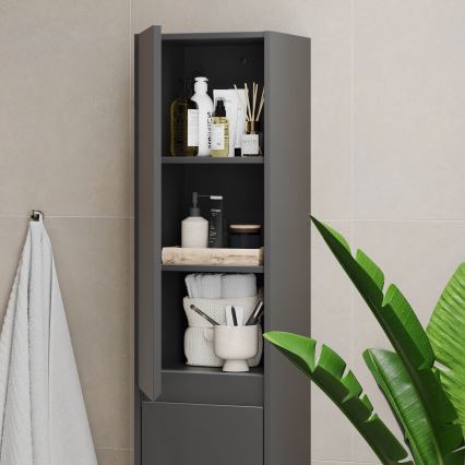 Mobile da bagno TRONDHEIM 35x174x30 cm antracite